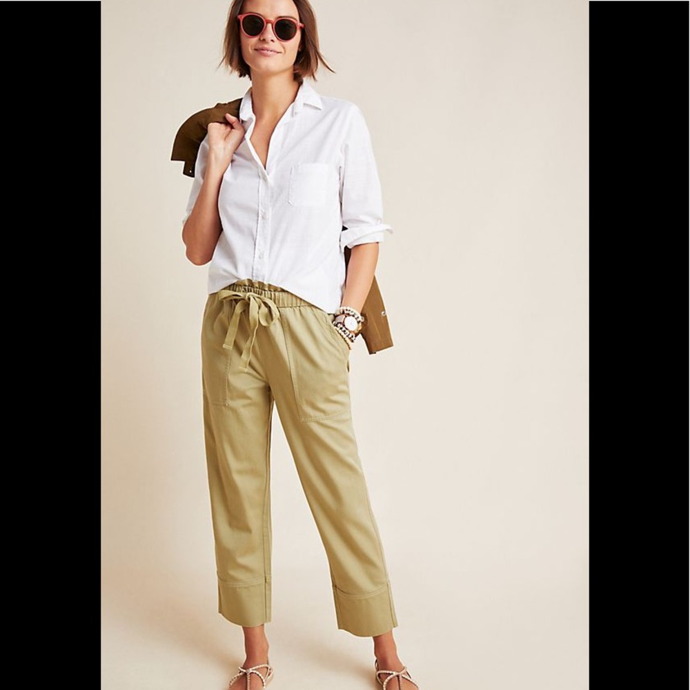 Frye x Anthropologie  Domi paperbag-waiste…